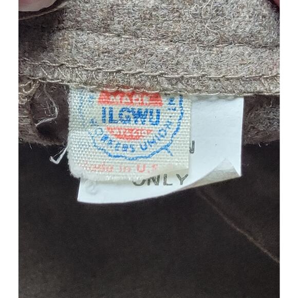 Vintage ILGWU Workers Union 1970s 1980s Tan Wool Women’s Pencil Skirt READ - Picture 8 of 8